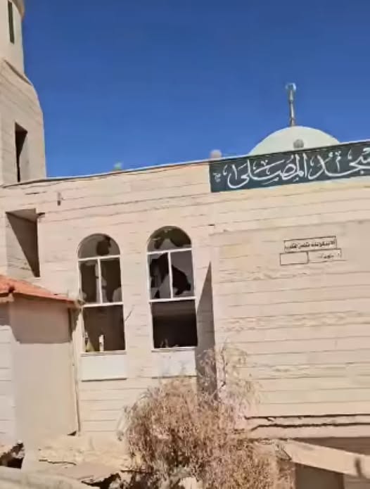 إزالة مسجد في البترا بعد تضرره إنشائيًا نتيجة انزلاق أرضي