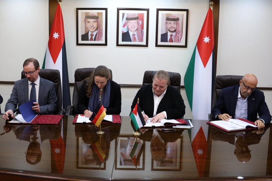 الأردن وألمانيا يوقعان اتفاقية تمويل بقيمة 47 مليون يورو لتطوير مصادر جديدة للمياه