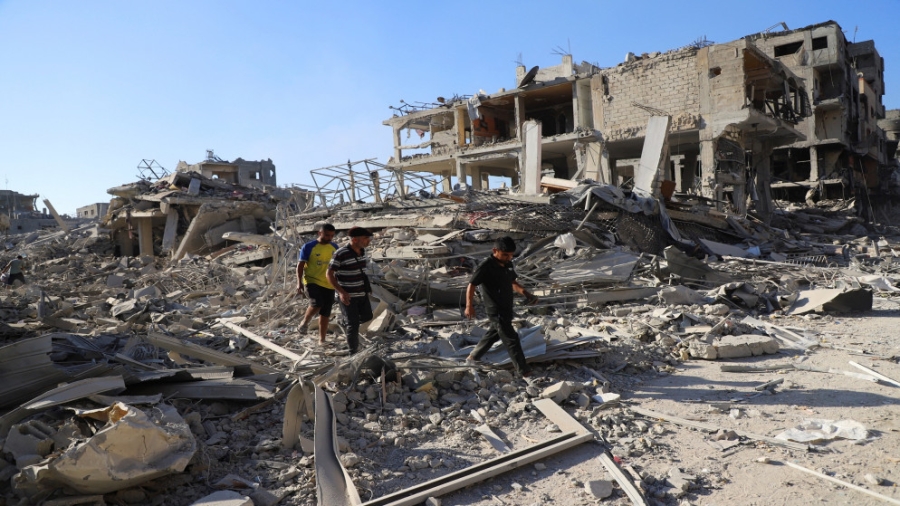 انتشال جثامين 35 شهيدا من مناطق عدة بقطاع غزة