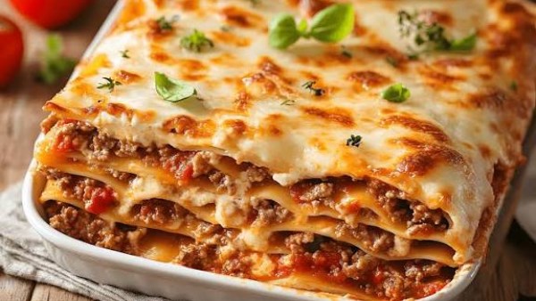 طريقة عمل اللازانيا بخطوات بسيطة وسريعة في بيتك