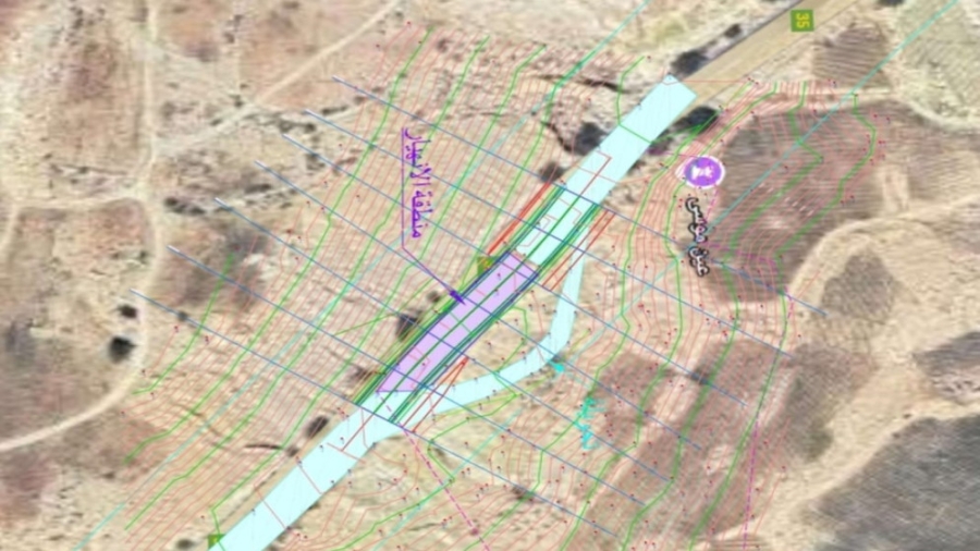 الأشغال تبدأ معالجة الانزلاق الأرضي على طريق الموجب–مأدبا بكلفة 112 ألف دينار