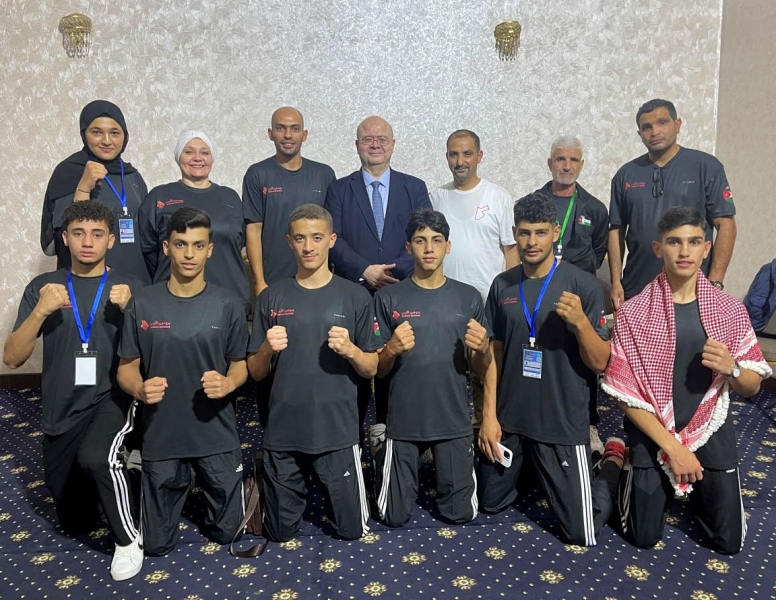 السفير الأردني في أوزبكستان يزور بعثة منتخب الكيك بوكسينغ