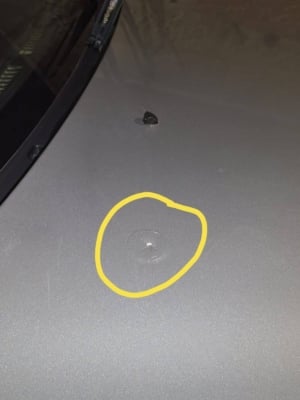 تعرض مركبة لأضرار في وادي السير نتيجة رصاصة طائشة...ومطالبات بالتحقيق