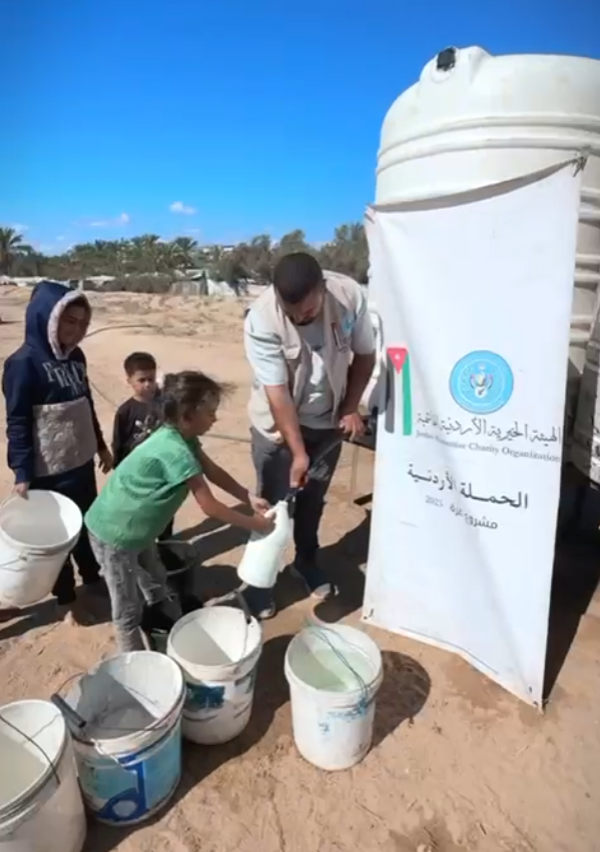 إعادة تأهيل 3 آبار بدعم الحملة الأردنية والهيئة الخيرية لخدمة النازحين