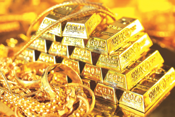 الذهب يقفز إلى مستوى قياسي جديد .. والأوقية بـ 4131.52 دولاراً