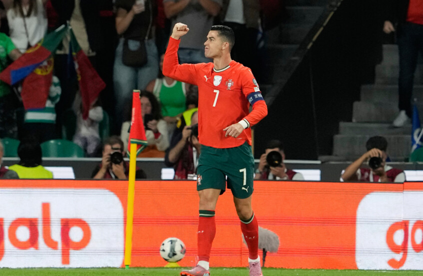 رونالدو يحطم رقمًا قياسيًا عالميًا ويصبح الهداف التاريخي لتصفيات كأس العالم