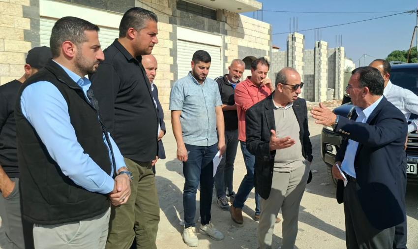 بالصور...المصري يتفقد بلديات حوشا والرمثا وسهل حوران وإربد
