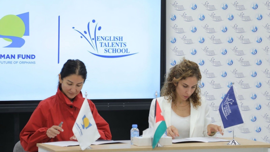 مدرسة المواهب الإنجليزية تتبنى مبادرتين لدعم تعليم الأيتام بالتعاون مع صندوق الأمان