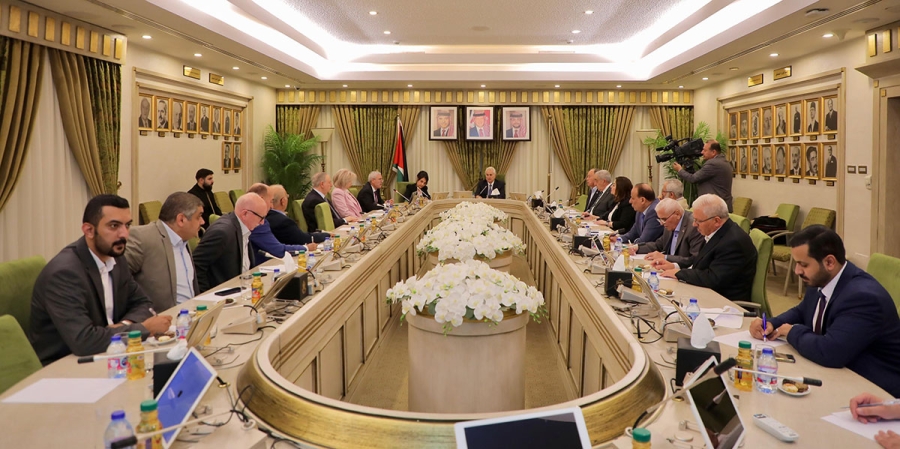 بحث التعاون بين لجنة الأعيان التربوية والمجلس الأعلى للعلوم