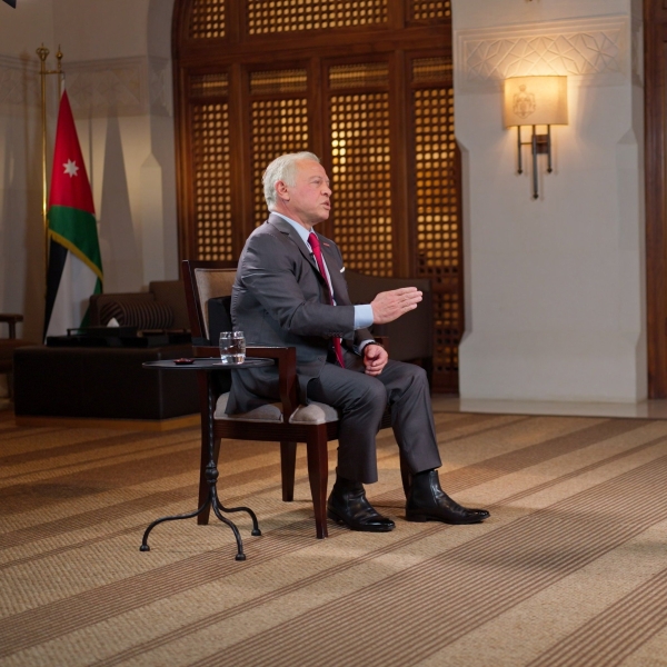 الملك والملكة يجريان مقابلتين مع قناة بي بي سي البريطانية ضمن وثائقي ملك الأردن وأطفال القطاع