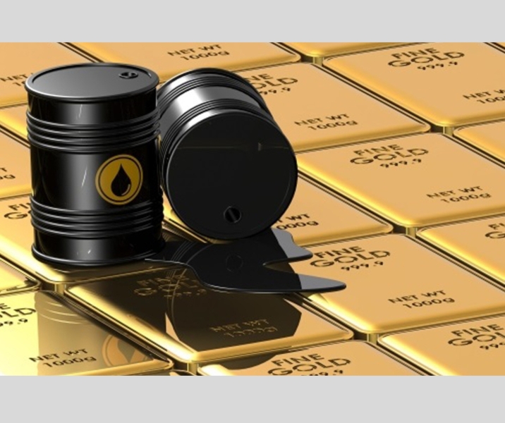ارتفاع الدولار وأسعار النفط و انخفاض الذهب عالميا