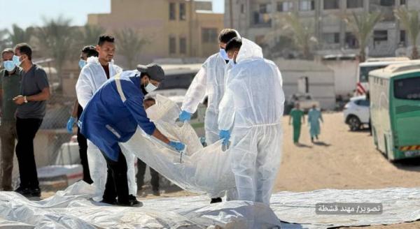 صحة غزة تستلم 15 جثمانا لشهداء أفرجت عنهم اسرائيل