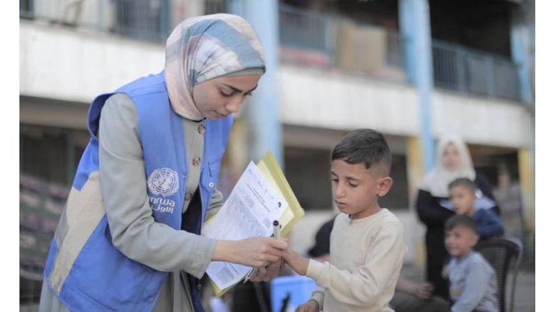 الأونروا: 20 من أطفال غزة فاتتهم اللقاحات الأساسية خلال الحرب