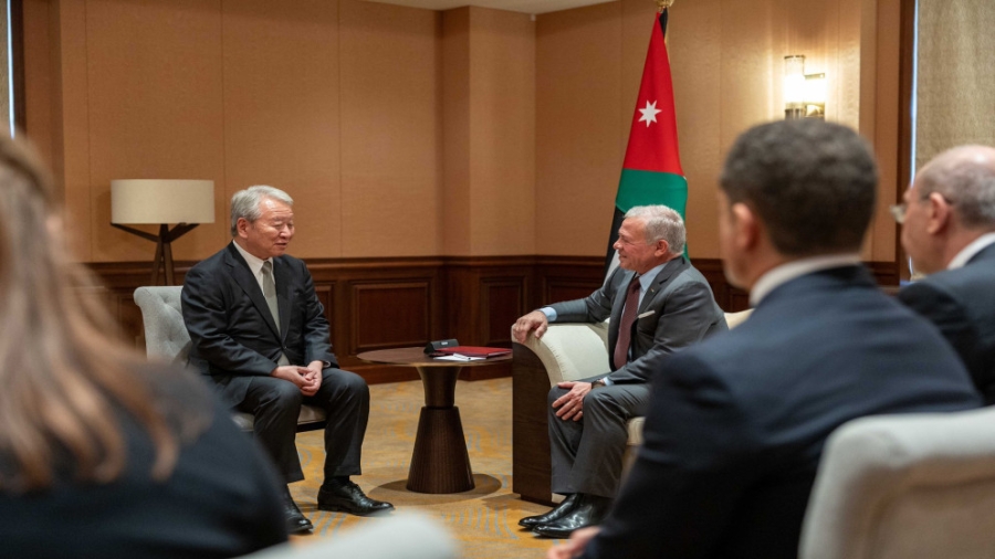 الملك يلتقي رئيس الوكالة اليابانية للتعاون الدولي (جايكا)