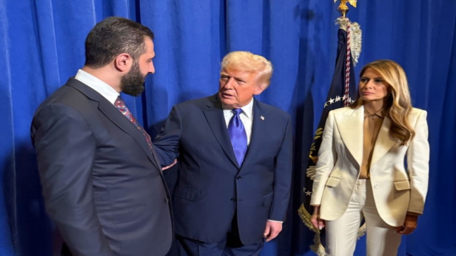 الشرع يصل إلى البيت الأبيض للقاء ترامب