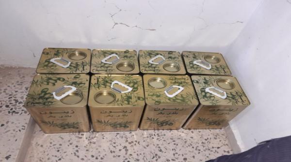 الإدارة الملكية لحماية البيئة تضبط زيت زيتون مغشوش داخل شقة في الرمثا