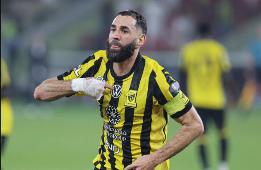 هاتريك بنزيما يطيح بالشباب ويصعد بالاتحاد إلى نصف نهائي كأس السعودية