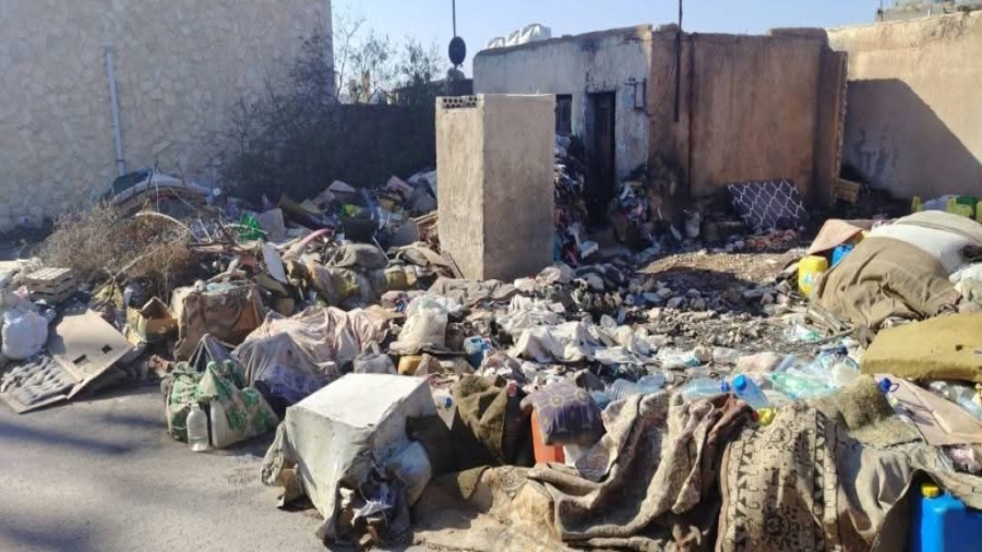 لجنة السلامة العامة في جرش ترفع 50 طنًا من النفايات في كفرخل