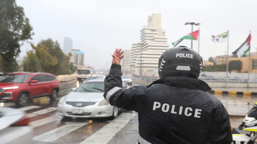 الأمن العام يجدد تحذيراته مع تعمّق تأثير المنخفض الجوي اليوم