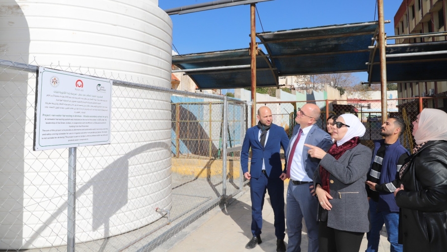 وزارة التربية تختتم مشروع الحصاد المائي في مدارس عمان