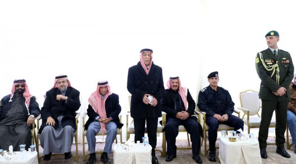 مندوبا عن الملك وولي العهد .. العيسوي يعزي العدوان والعجاجرة