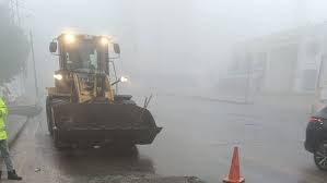 بلدية اربد تتعامل مع 44 شكوى خلال المنخفض