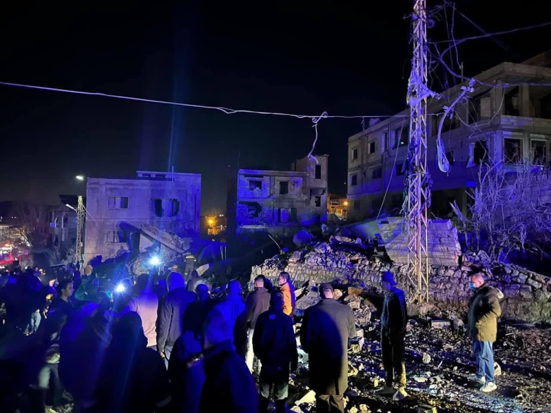 غارات إسرائيلية على البقاع الغربي وجزين… وتضرر حاجز للجيش اللبناني