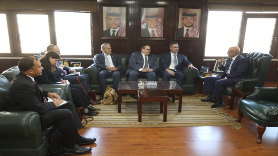 أبو السعود يستقبل القائم بأعمال نائب مساعد وزير الخارجية الأميركي لمناقشة التحديات المائية في الأردن