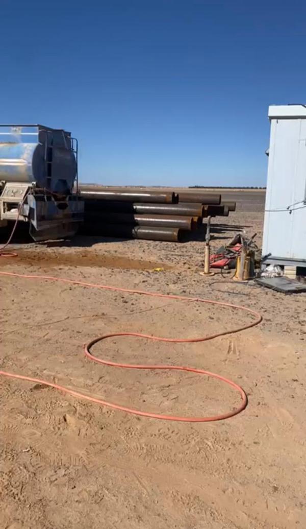 ضبط آبار مخالفة واعتداءات على خطوط المياه في الجفر وناعور