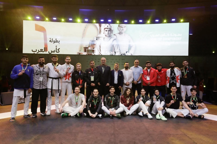 منتخب الأردن للتايكواندو يتألق في كأس العرب بالفجيرة ويحصد 8 ميداليات
