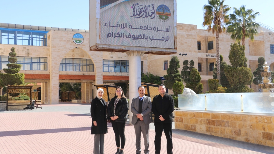 جامعة الزرقاء تستقبل وفدًا من المجلس الأعلى الفرنسي لتقييم البحث والتعليم العالي