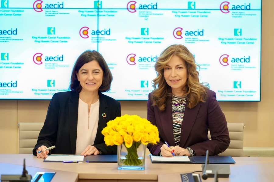 اتفاقية تعاون بين مؤسسة الحسين للسرطان والوكالة الإسبانية لدعم برنامج الكشف المبكر عن سرطان الثدي في الأردن